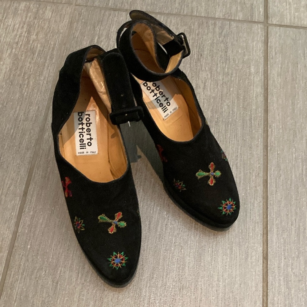 Roberto botticelli suede italian made shoes